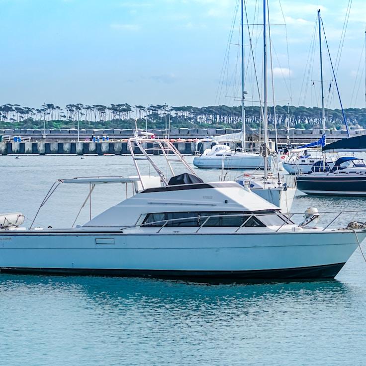 Luxury yacht moment